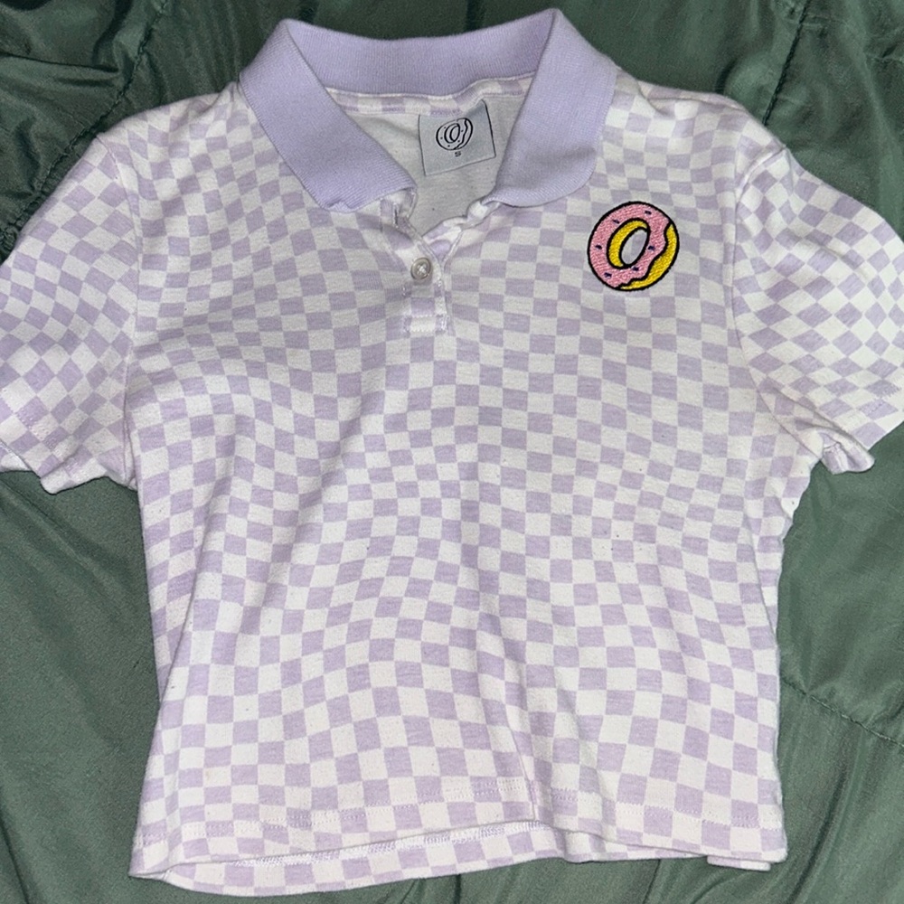 Odd Future Lavender Cropped T-Shirt